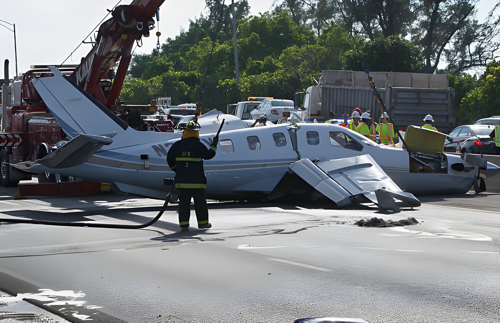 airplane crash north perry airport