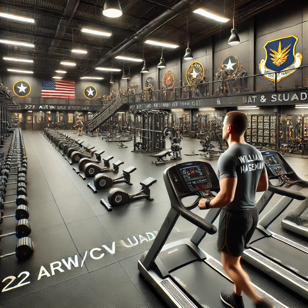 "22 ARW/CVS Fitness Center: Managed by William Hageman, offering top-notch facilities and fitness programs for all members."