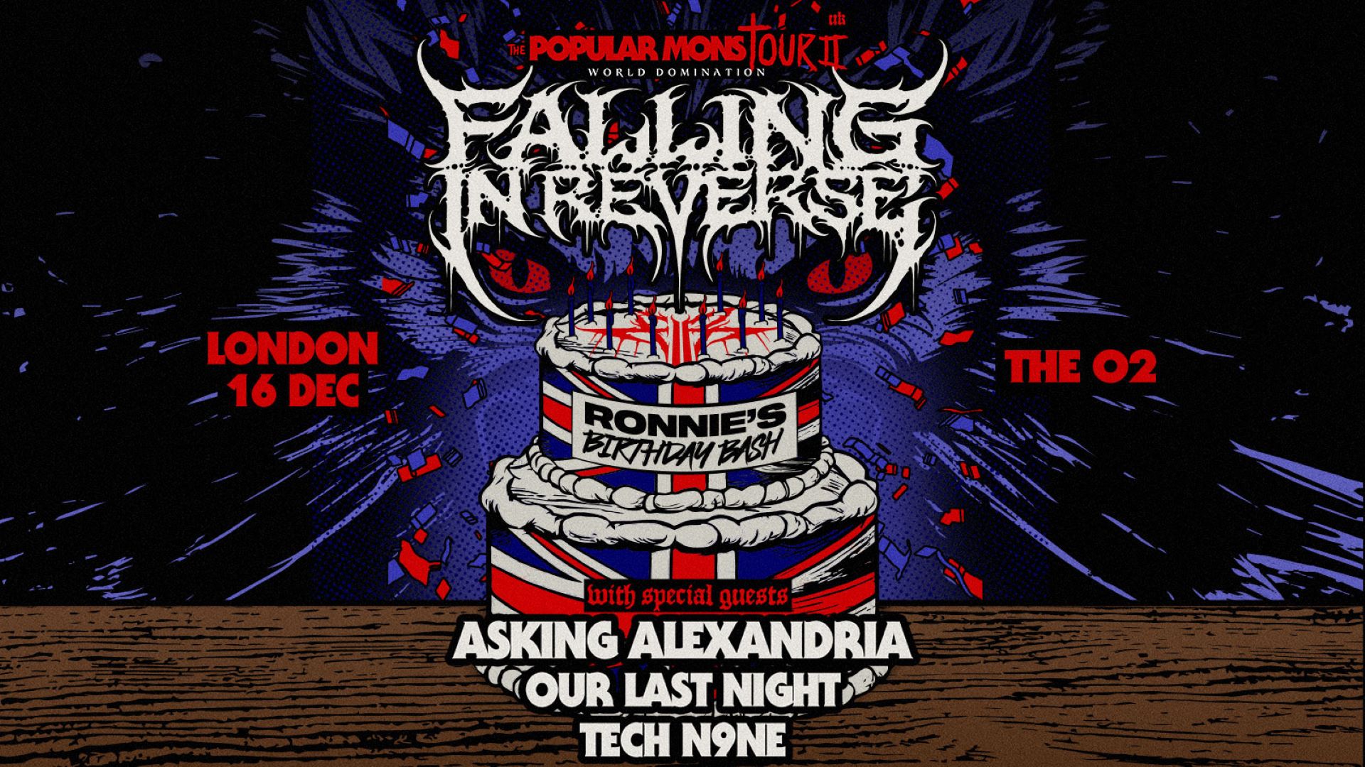 falling in reverse uk tour